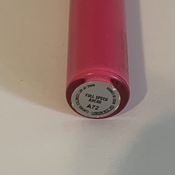 (2) MAC Lipglass Set Raring to Go Full Speed Ahead HOT Pink Pro Longwear Bundle - Picture 7 of 12